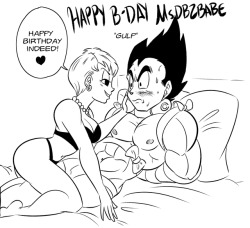 This was a birthday gift to the wonderful @msdbzbabe. Made two version cause I just had to mess with her by posting Tights first! 😆