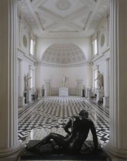 inmemoriaaeterna: Christopher Simon Sykes.  Photo of Robert Adam’s Syon House Atrium, 1990. C-print; 40 x 20 in.  Sykes has photographed and written about English country houses (and townhouses, see the classic Private Palaces), as well as documenting