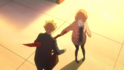 corporal-shortass:  tanteitime:  WELL THIS ANIME IS OFF TO A VERY CUTE START  did she just stab nagisa 