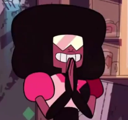 the-snowflake-owl:  ask-crystal-gems:  gemfuck:  Look at Garnet  Ok, Alone Together will be awesome :D  I want to see why this woman is smiling. &gt;:)  She has that expression people have when a little kid is doing something cute. So I&rsquo;d wager