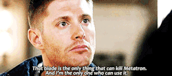  this is so painful to watch  it was painful because for the first time in a long time Dean is acting like John.