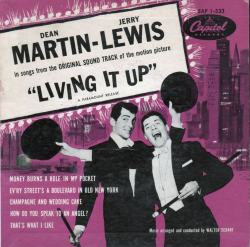 oldshowbiz:  Martin and Lewis, 10-inch Soundtrack 