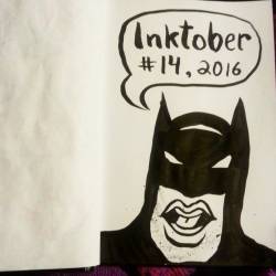 Inktober #14.  Batman wears hipster boxers. #ink #inktober #batman #artistsoninstagram #artistsontumblr #art #drawing #pentelbrushpen