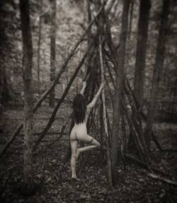 randompantsdesign:  “A Certain Place in the Woods” . Model is Evee.  Creepy forest teepee by parties unknown. . #model #modeling #nudeart #artnude #artnudephotography #nudemodeling #nudephotography #implied #impliednude #nudeinnature #nudesinnaturerpf