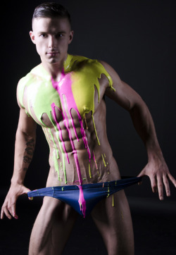 tf-servant:  Yes boy, let that paint flow into your briefs.  A weak boy like you is no match for mind thiefs.  Let the pink make you gay. Let the green make you submissive.  Let the yellow flood you mind away, and make your free will go dismissive.