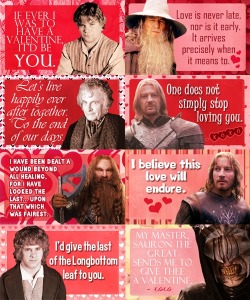 Lord of the Rings Valentine greetings, version 1   ;)
