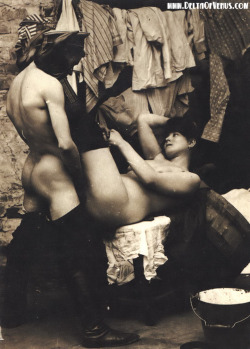 vintagesmut:  Image provided byÂ Delta of Venus.  DEM BOOTS. DAT ASS. Also, they&rsquo;re holding hands, which I find rather endearing. But really. DAT ASS.