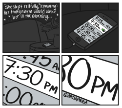 artbymoga:  My friends who use the 12 hour clock understand the struggle.