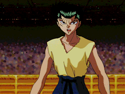 i’ve always liked how Yusuke took the spirit cuffs off, it was a big deal, huge set-up and it really seemed like it was going to turn the tide of his bout with Toguro-ototo and then&hellip; nothing. Yusuke just got his ass handed to him.