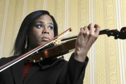 dkctf:  Tona Brown: Trans woman, mezzo, violinist, trail blazer  Tona Brown is the first Transgender woman to perform at Carnegie Hall. She is also the first African American Transgender woman to perform for an American president.  