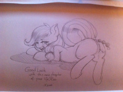 My best friend Mari was at Galacon this weekend and met kevinsano there. Apparently they had lots of fun and she asked him to draw some sort of wedding gift for me. &quot;You know what he likes.&ldquo; were her only instructions, and kev totally hit