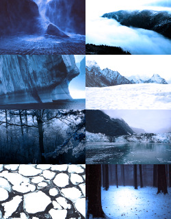  NORSE MYTHOLOGY SERIES | REALMS ↳ Niflheimr, realm of ice and mistNiflheimr is one of the two primordial realms, the other being Múspelheimr, the realm of fire. It is told that the fires of Múspelheimr melted the ice of Niflheimr, and as they mixed