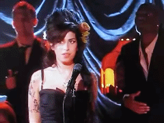 sunshineeayala:  Amy Winehouse after hearing she has just won her first Grammy (2008) 