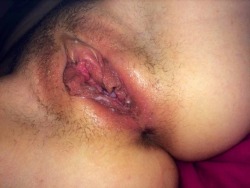 nice-nasty-stuff:  Baby’s cunt was a total mess after fisting herself but she wanted to please her daddy who was in a very nasty mood.  That meant she had to really break her cunt to please me. The coke can was very painful but still too easy for her
