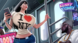 I Love NY - Celebrity Pinup (Preview)The full version will be released publicly next week. To see the full version now, head on over to my Patreon. Thank you for all the support!Art by PernaLongaSupport me on PatreonFollow me on Twitter