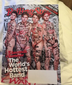 hotdamn5sos:  5SOS on the cover of Rolling Stone [x] 