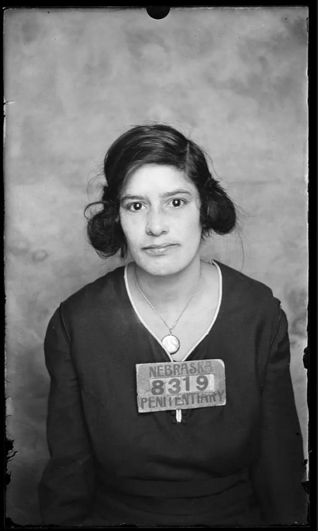 Lola Lopez wears a large gold locket in her Nebraska State Prison mug shot. In a moment of &lsquo;blind greed,'her companion Cicerio Estrada clubbed, strangled, and robbed Stephen Pann Nudes &amp; Noises  