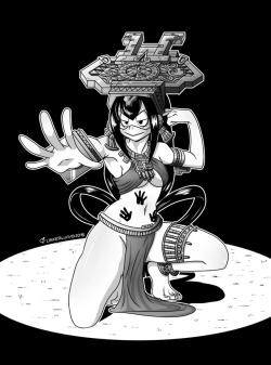 ninsegado91:  linkerluis:   “Lord Froppy” Tsuyu   Asui   from “My Hero academia” cosplaying as “Lord Mazdamundi” from Total War Warhammer. (Commissioned) PATREON  TWITTER  MAIN BLOG NSFW BLOG   Cool  my empresses and goddess &lt;3 &lt;3 &lt;3