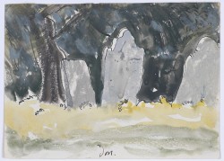 the-met-art: Old Tombstones by Arthur Dove, Modern and Contemporary ArtMedium: Watercolor, gouache, and ink on paperAlfred Stieglitz Collection, 1949 Metropolitan Museum of Art, New York, NY http://www.metmuseum.org/art/collection/search/488532 