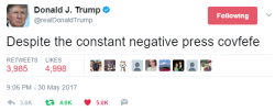ejacutastic: ethicalcringe:  ethicalcringe:  it was 4D chess the whole fucking time…    covfefe redpilled me 