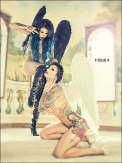 sexygirlstattooed:Elle Audra &amp; Tina Marie by Keith Selle Photography