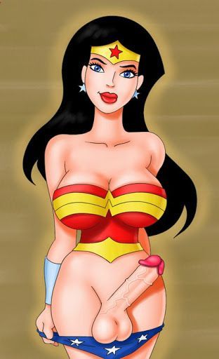 Wonder woman futa comic free porn pics