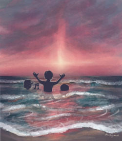 peachymess-art: Armin tribute week, day 5: ocean! 