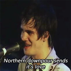 burnedwic: Brendon Urie singing Northern Downpour 2008 vs. 2011 (x) (x)With Ryan vs. Without Ryan