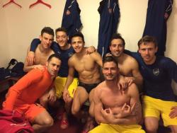jasperbud:Well done my friends 😄 3 points important win now next game - Koscielny (@6_LKOSCIELNY), February 21, 2015