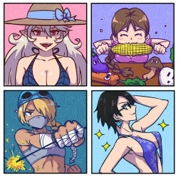 fandoms-females:  The Mistresses Of Gaming Finale - Summer Fun ( summer_smash_redux_by_akairiot )   ;9