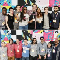 We love seeing our amazing show teams together! From T to B: the creative minds and casts of and #StevenUniverse #AdventureTime, #Clarence #RegularShow, and #UncleGrandpa! #cartoonnetwork #comiccon #comiccon2015