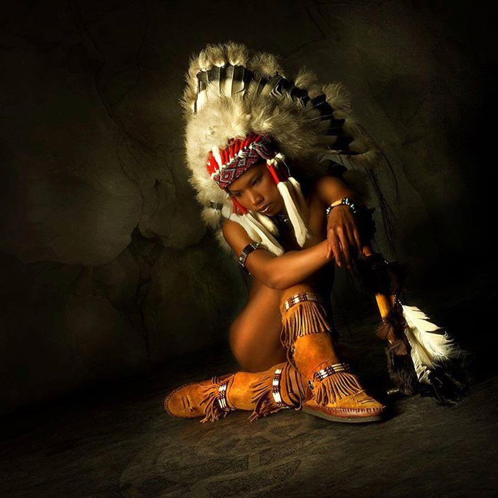 Nude native american women paintings