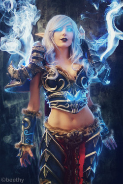 allthatscosplay:Nigri’s Death Knight Cosplay is Darkness DivineView the full feature at All That’s Epic