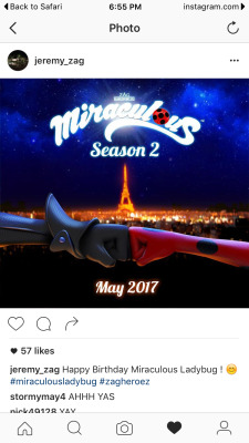 miraculousdaily:  S2 starts May 2017! 