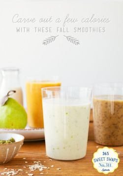 splenda:  Blend up some seasonal smoothies with these pear, pumpkin, and apple recipes. Save some calories by swapping out sugar for SPLENDA® No Calorie Sweetener.  Read More 