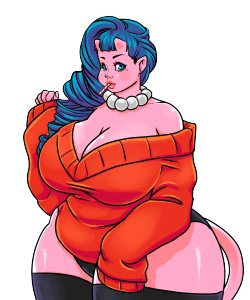 rollin-in-the-debu:  Almost forgot to post this. It’s from the sweater collab here if you wanna see it. It’s of Elenoire&lt;3 