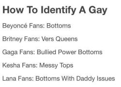 bookakkedad:  psychologyfish:  kyuubijrr:  famousest:  where is the lie  Natalia Kills: Raging dom tops   What about Power Bottoms?   Probably Katy fans?