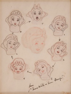 disneyconceptsandstuff:  Animation for Snow White and the Seven Dwarfs by Marc Davis 