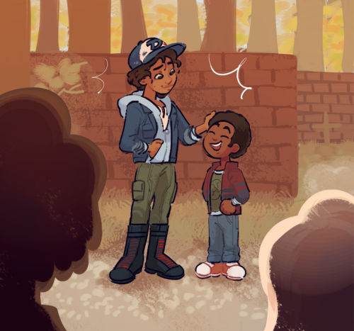 spacedlexi:dont forget!! regardless of your choices clem is bi and these two both have a crush on her