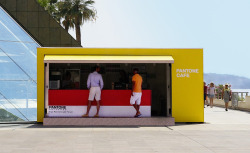 iqagency: Pantone opened a pop-up cafe where every menu item matches a Pantone swatch. That’s bold branding. 