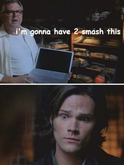 kaynanarie:  x-assbutt-x:  HI S FACE  We would all make the exact same face if someone threatened to smash our computers 