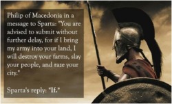 motherfuckingnazgul: best-of-memes:    Historical Burns    i just…. the first one is so funny because as far as i know philip was basically like “i mean… okay” and conquered the entire rest of greece and occupied all of the land around sparta
