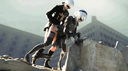 yeero:  cakeofcakes: 2b 9s https://gfycat.com/EnormousMediumHornshark toobie by likkezg, 9s by magnificentmarshmallow There’s also a kinky Lara animation, check subby’s archive or    (My Patreon)    2B goodness~