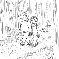 tropicalsleet:﻿［ｍａｒｋｉｎｇ］When I visited Sasha last December, we went on a date to the Nature Realm park in Akron. I suggested we should mark a tree, as in, carve a heart into it, but he honestly thought I was talking about peeing on