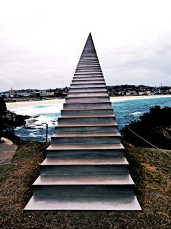 te-la:  &lsquo;Stairway to heaven&rsquo; Sculpture by the sea Bondi beach, Sydney
