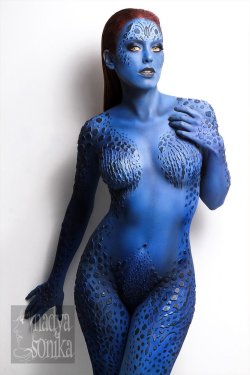 titansofcosplay:  Mystique by nadyasonika (Facebook)Prints Here   Follow us on Facebook, tumblr or Twitter, Send us your Cosplays!     