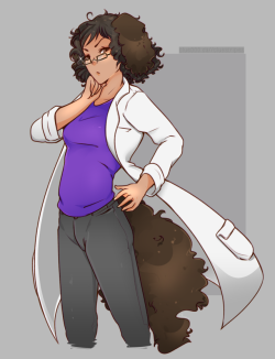 My OC dog-girl version of myself. Mad scientist specializing in cybernetics and chemistry, or cute waitress dog-girl? Depends on the roleplaying setting.Art of 1st and last pic is by @cluestripesArt of 2nd pic is by @sketchnetch and the coloring (horrible