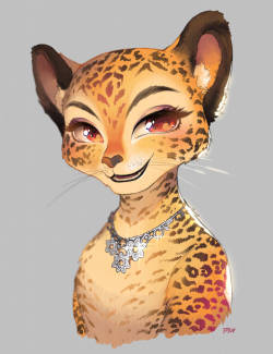 kawacy: guess i have a thing with leopard  Ahhhhhhhh she looks so pretty!! 
