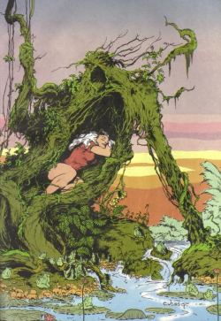 browsethestacks:  Swamp Thing by Charles Vess 