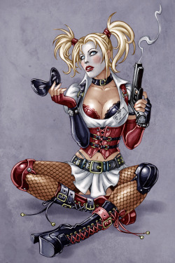 kamisamafr:  Harley Quinn par Candra &amp; Boris “The Blade” Kachy 